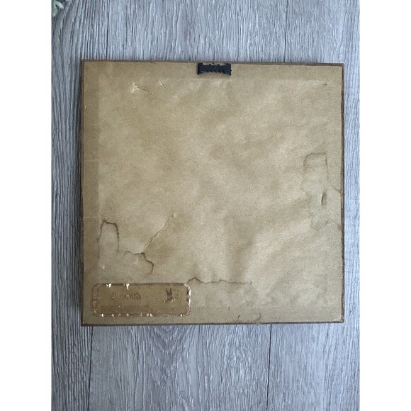 Vintage D Smith Minnesota Artist Print Butterfly And Flowers Matte & Framed 8” - Picture 4 of 6